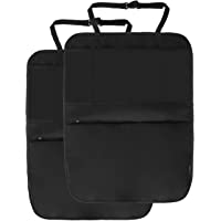 Amazon Basics - Organizador para asiento trasero de coche- con esteras protectoras (Pack de 2)